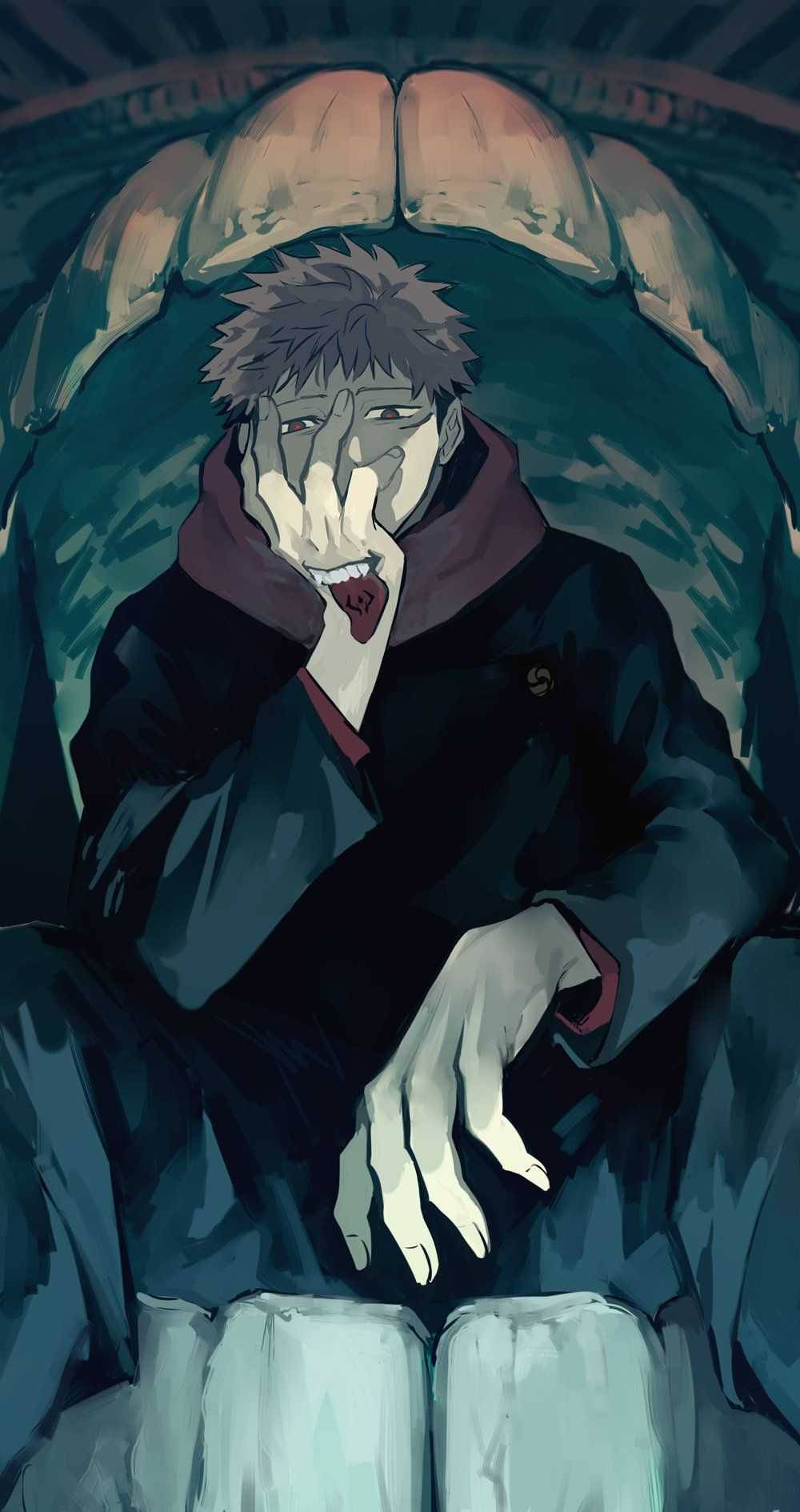 Sukuna Itadori Malevolent Shrine Jujutsu Kaisen Phone Wallpaper