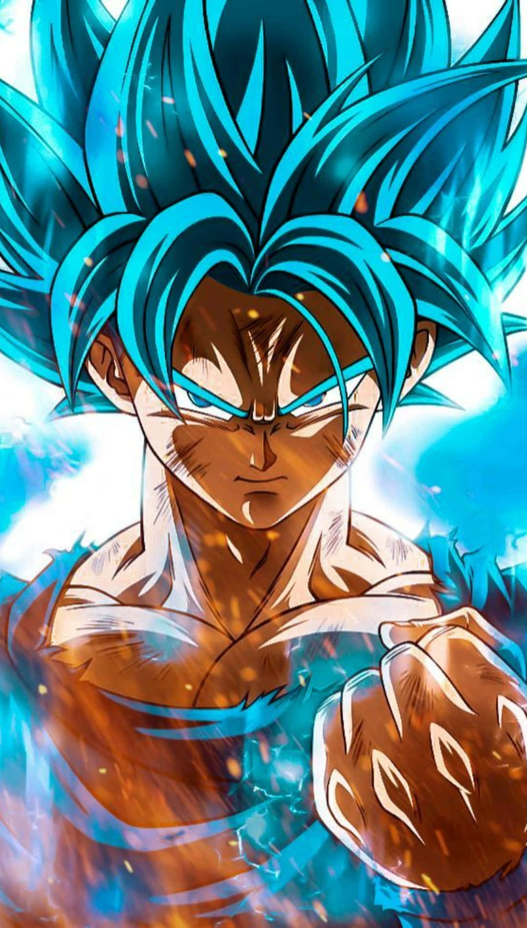 Super Saiyan Blue Goku Power Up Wallpaper