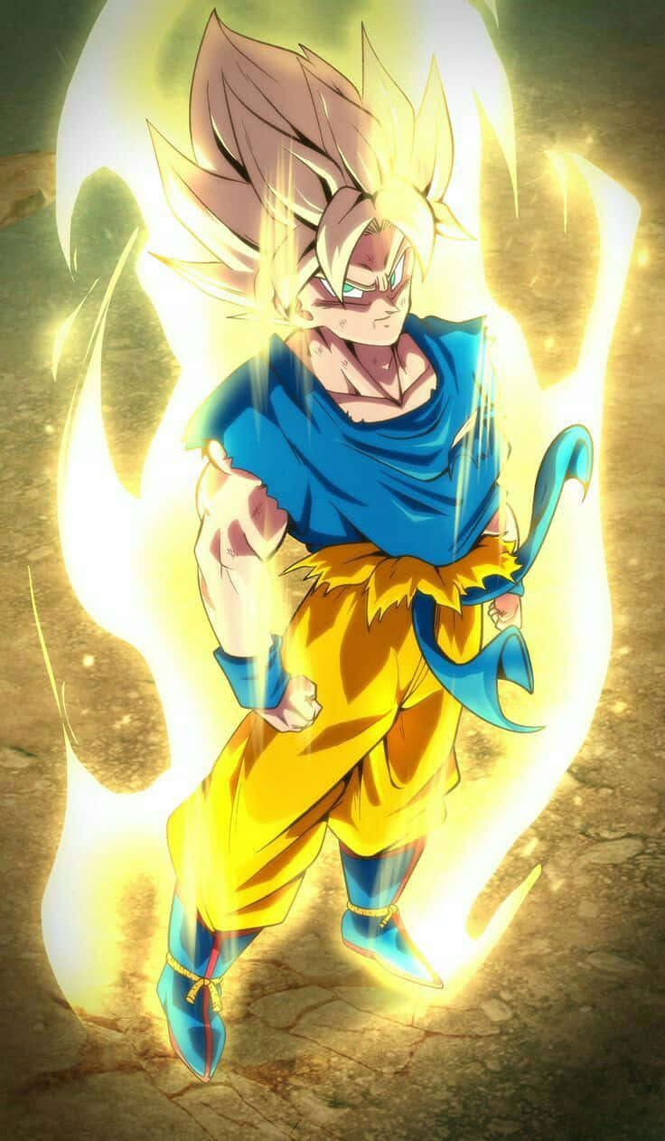 Super Saiyan Goku Aura Wallpaper