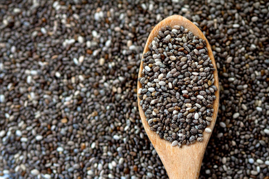 Superfood Spotlight: Scoop Of Chia Seeds Wallpaper