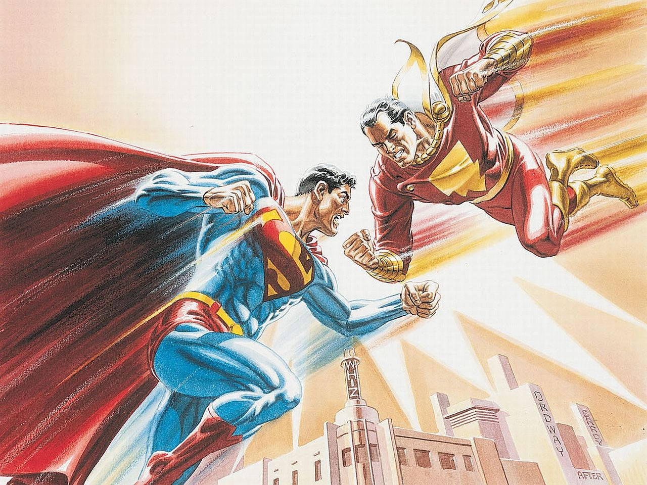 Superman And Shazam Wallpaper