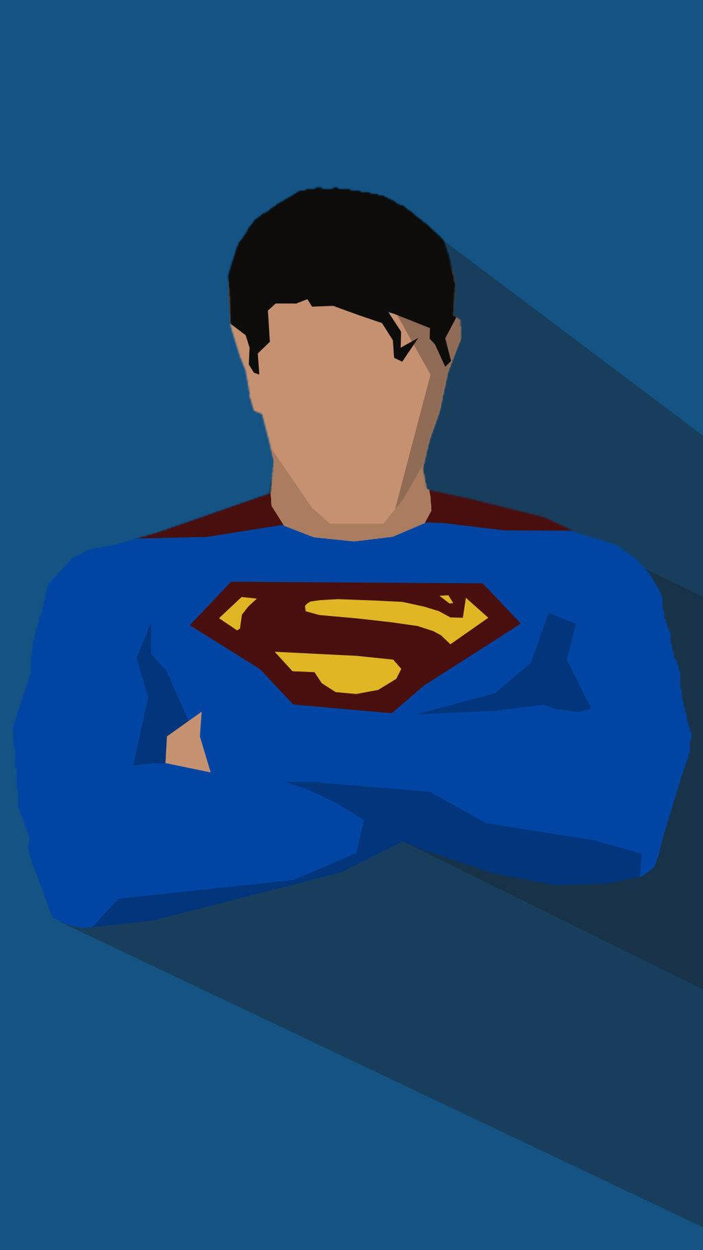 Superman Flat Head Iphone Wallpaper By Spider Maguire Wallpaper