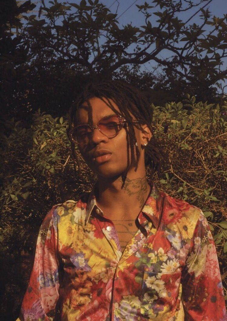 Swae Lee In Floral Wallpaper