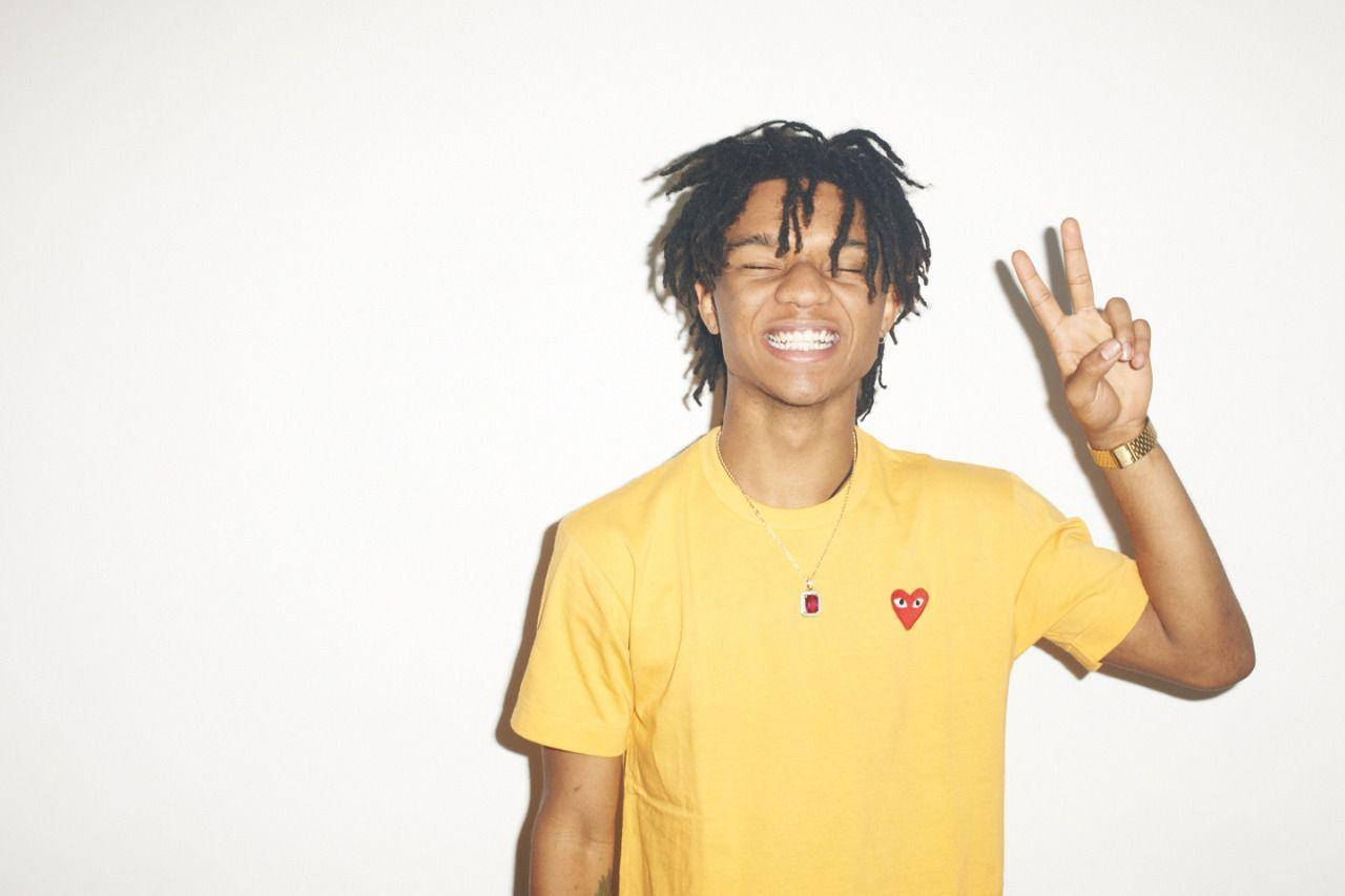 Swae Lee In Yellow Shirt Wallpaper