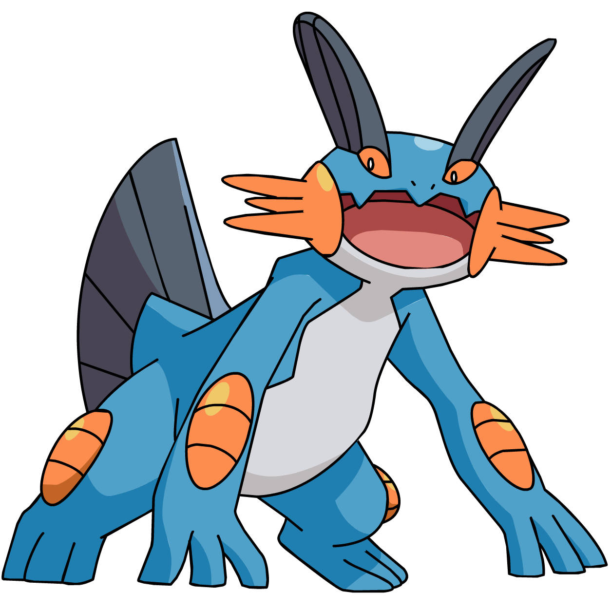 Swampert Looks Surprised Wallpaper