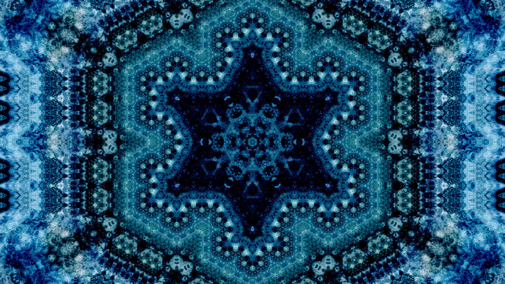 Symmetrical Star Pattern Wallpaper