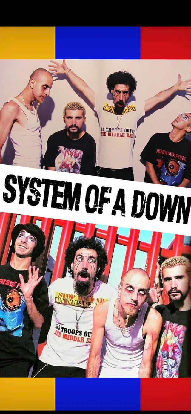 Systemofa Down Band Portrait Wallpaper