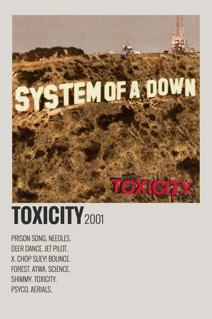 Systemofa Down Toxicity Album Cover Wallpaper