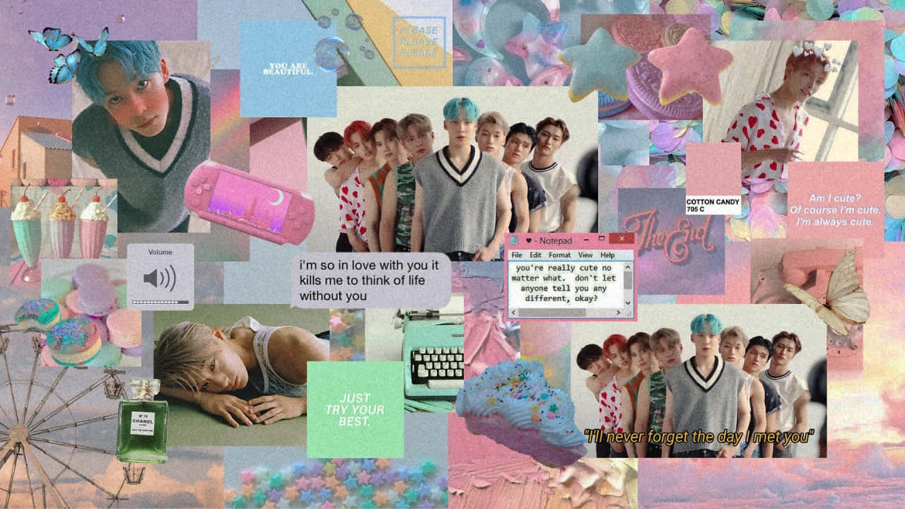 Take A Dive With Ateez Desktop Today. Wallpaper