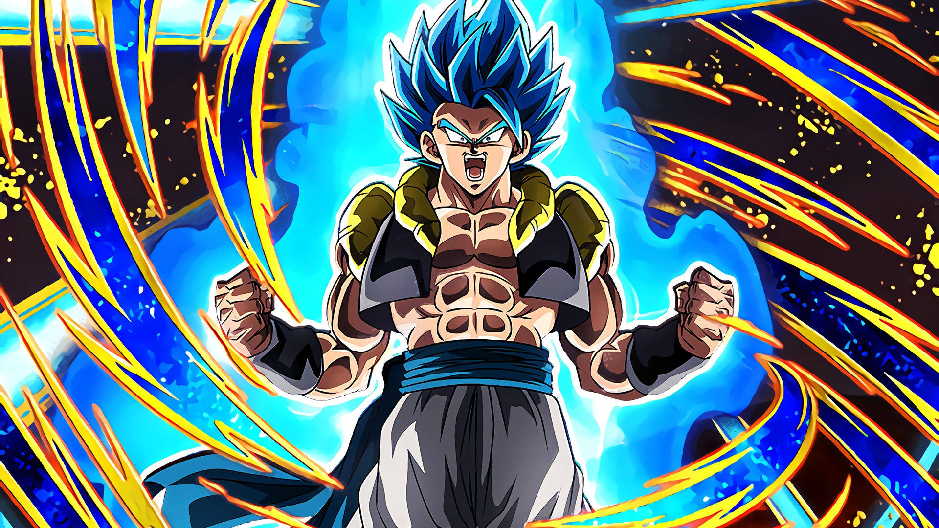 Take On The Challenge With Gogeta In Dragon Ball Super! Wallpaper
