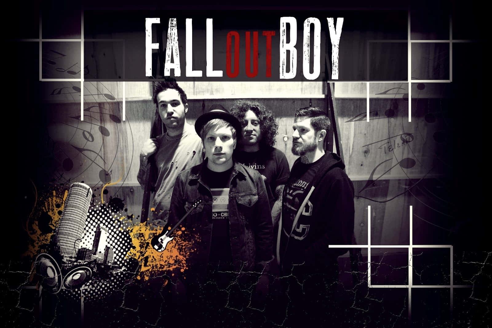 Taking The Music World By Storm- Fall Out Boy Wallpaper