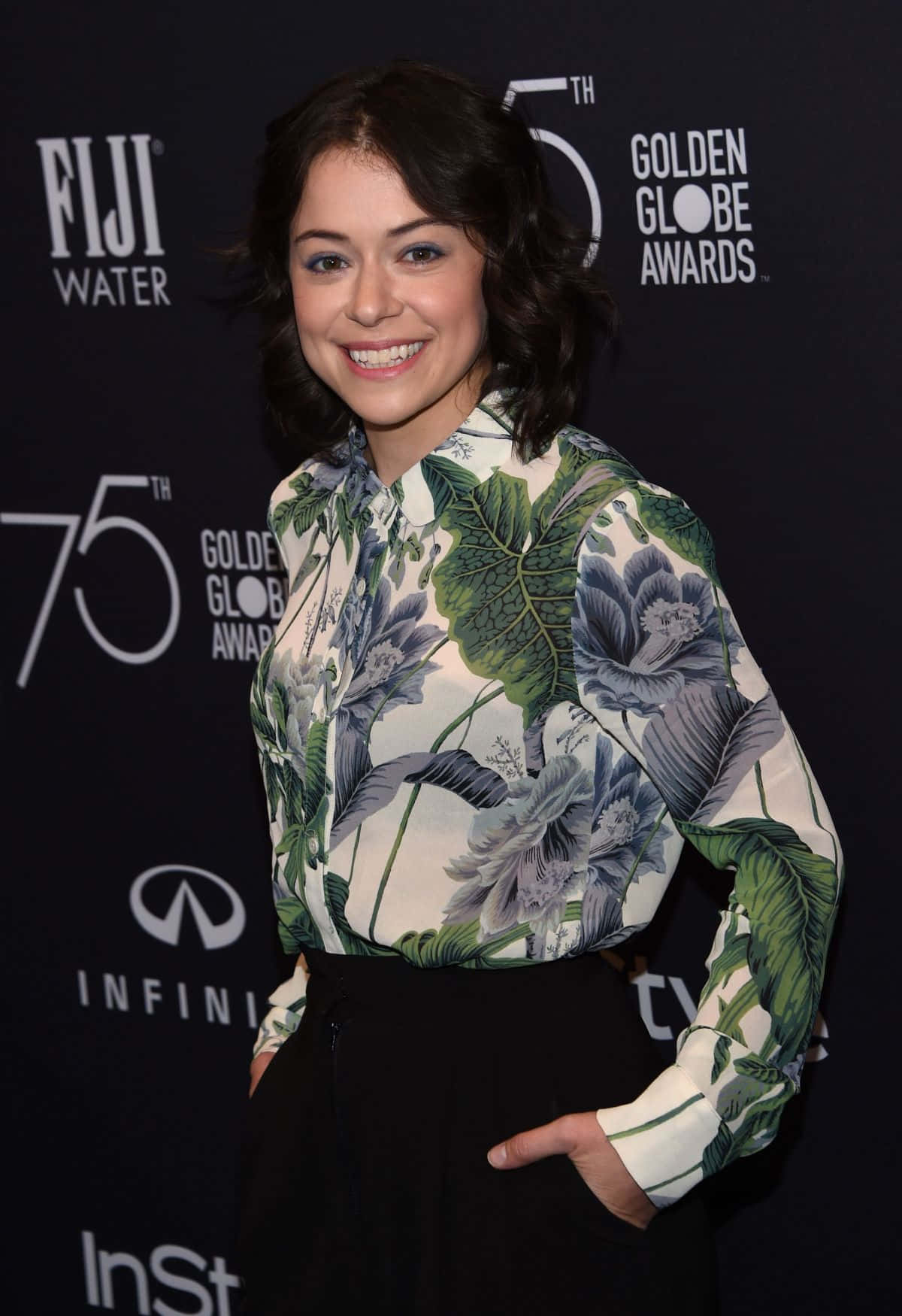 Tatiana_ Maslany_ Golden_ Globes_ Event Wallpaper