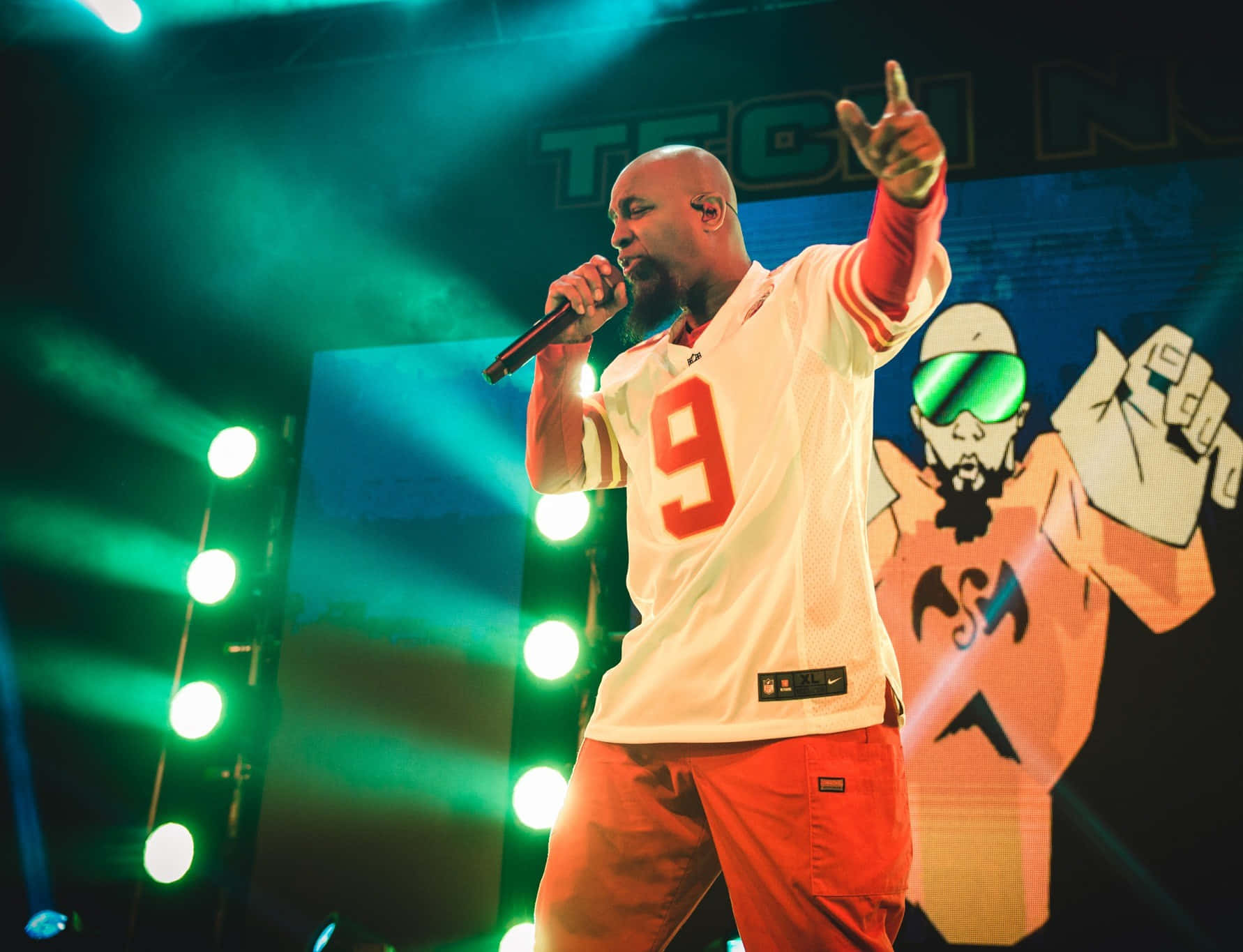 Tech N9ne Live Performance Wallpaper