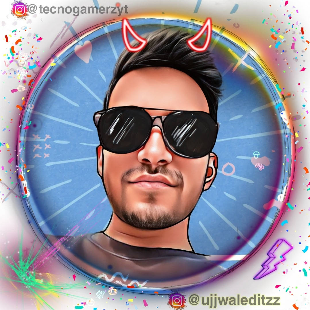 Techno Gamerz Caricature Wallpaper