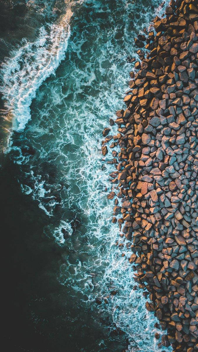 Telegram Rocky Sea Wallpaper