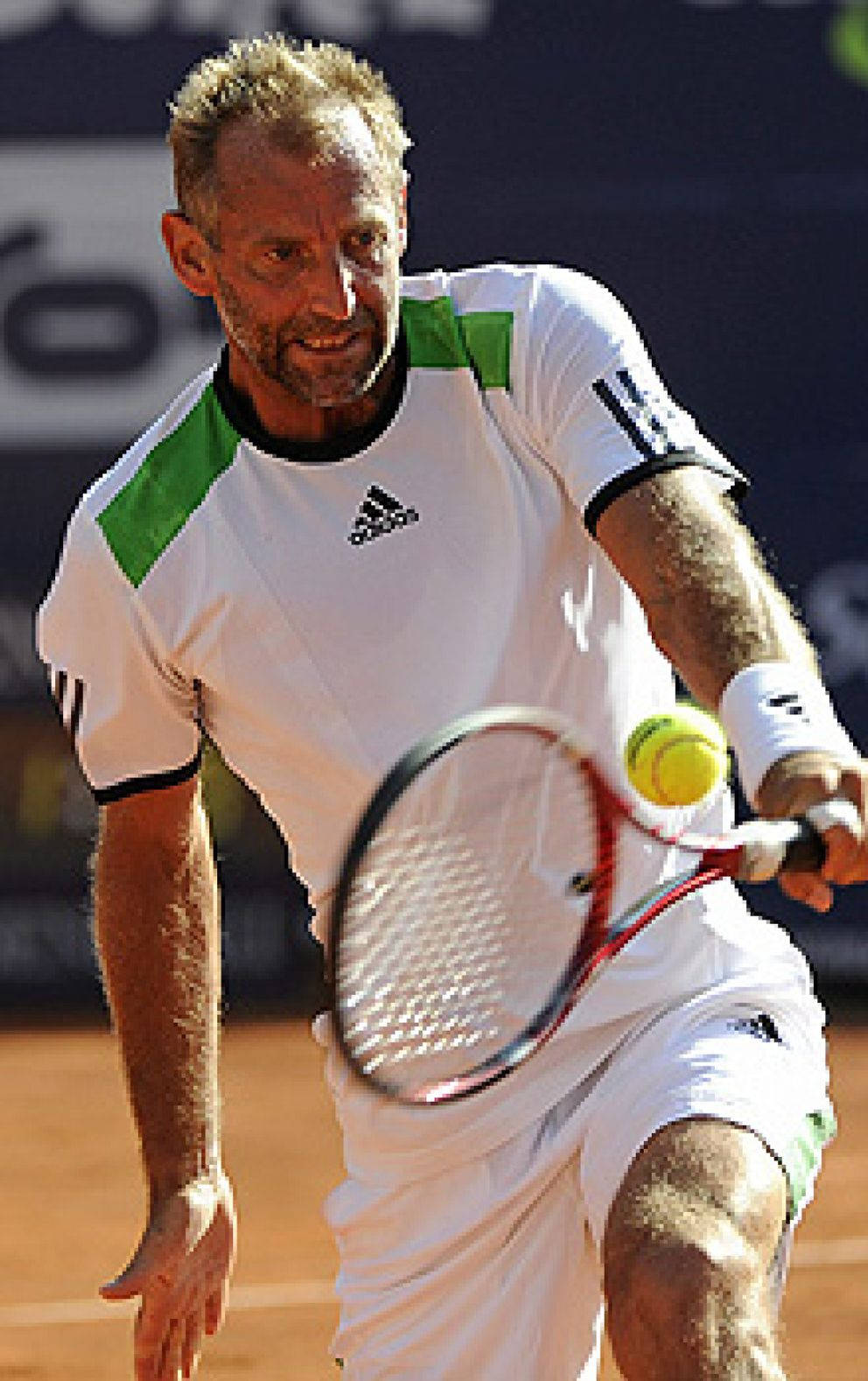 Tense Thomas Muster During Game Wallpaper