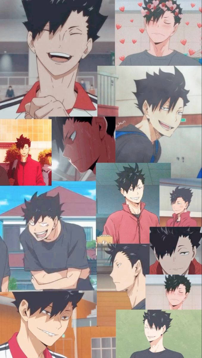 Tetsuro Kuroo Smiling Compilation Wallpaper