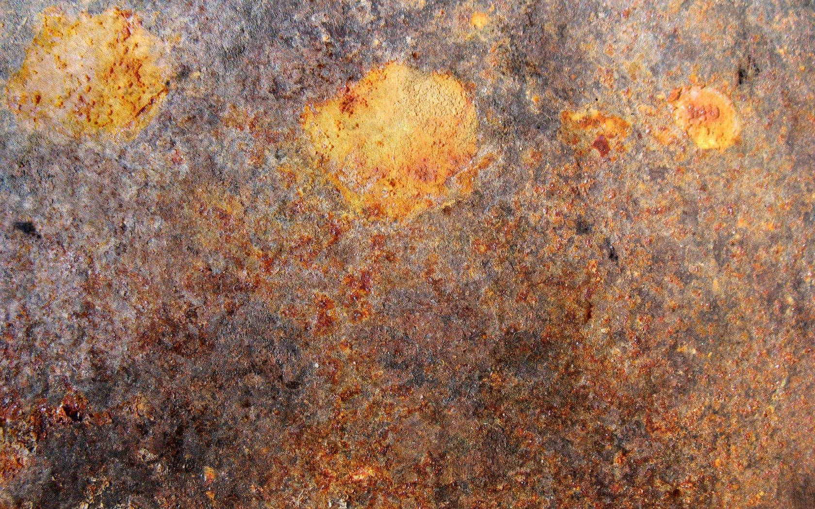 Textured Rusty Iron Metal Wallpaper
