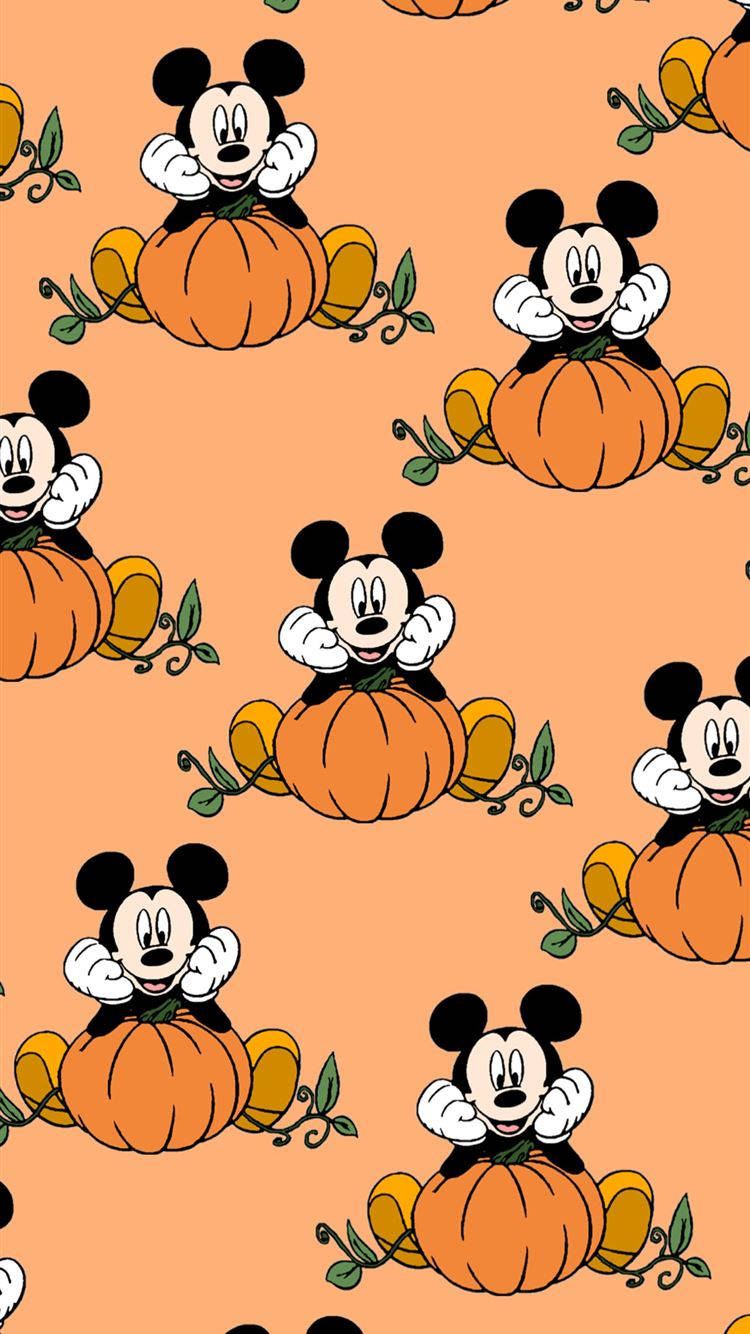 Thanksgiving Aesthetic Mickey Mouse Wallpaper