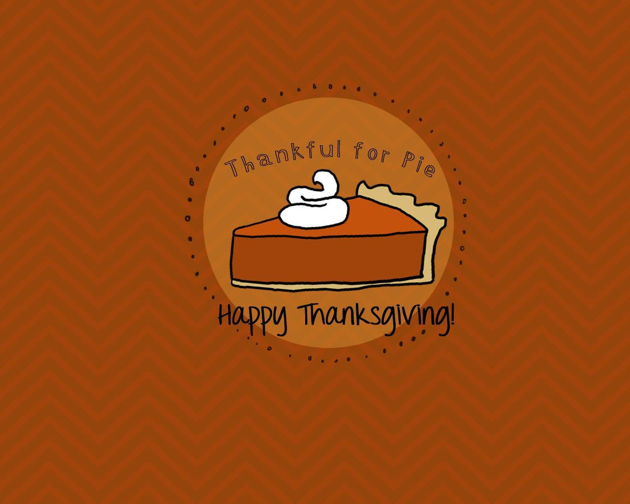 Thanksgiving Aesthetic Pumpkin Pie Wallpaper