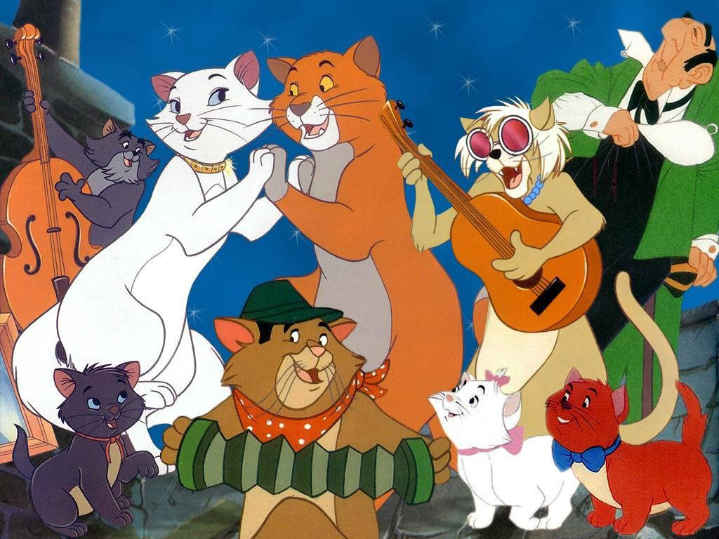 The Aristocats Musical Wallpaper