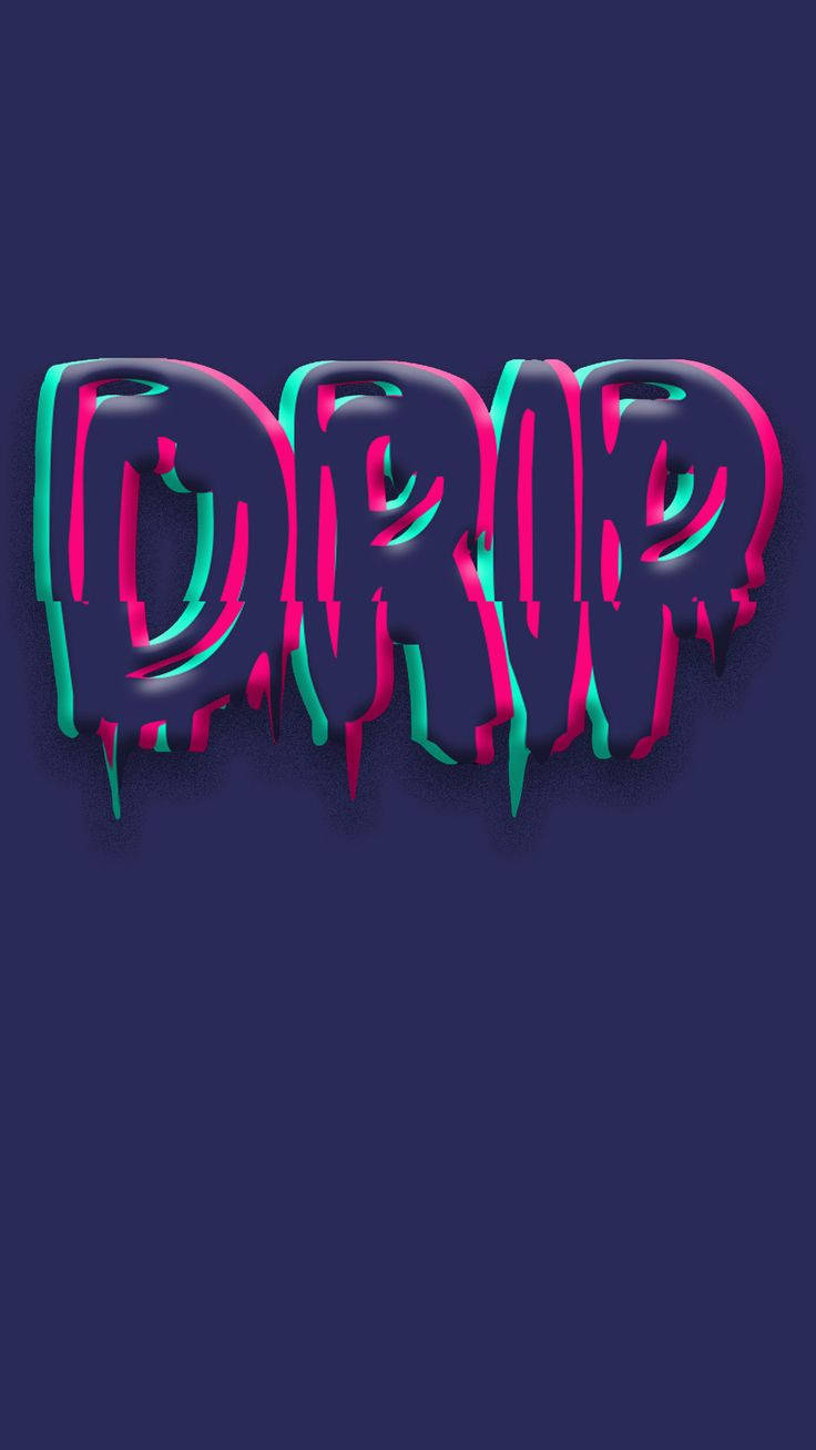 The Artistic Representation Of Cool Drip Wallpaper