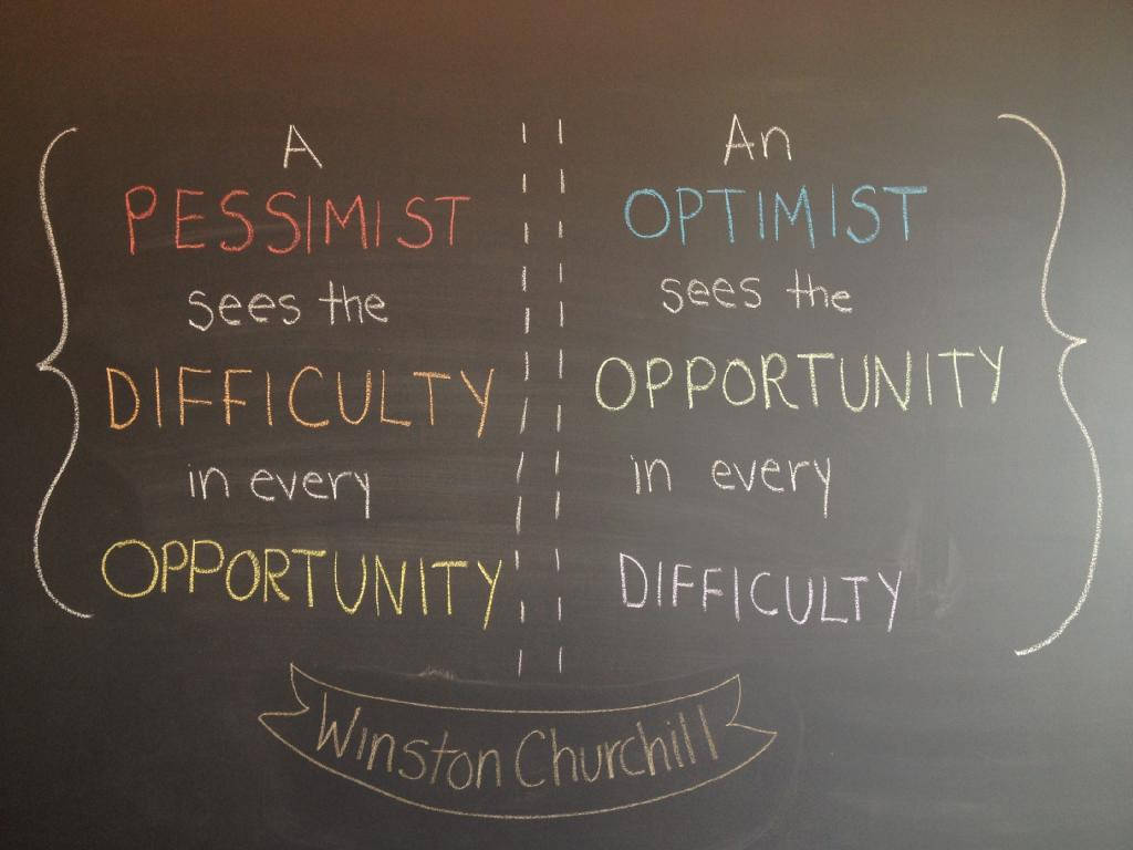 The Battle Of Mindsets: Pessimism Vs Optimism Wallpaper