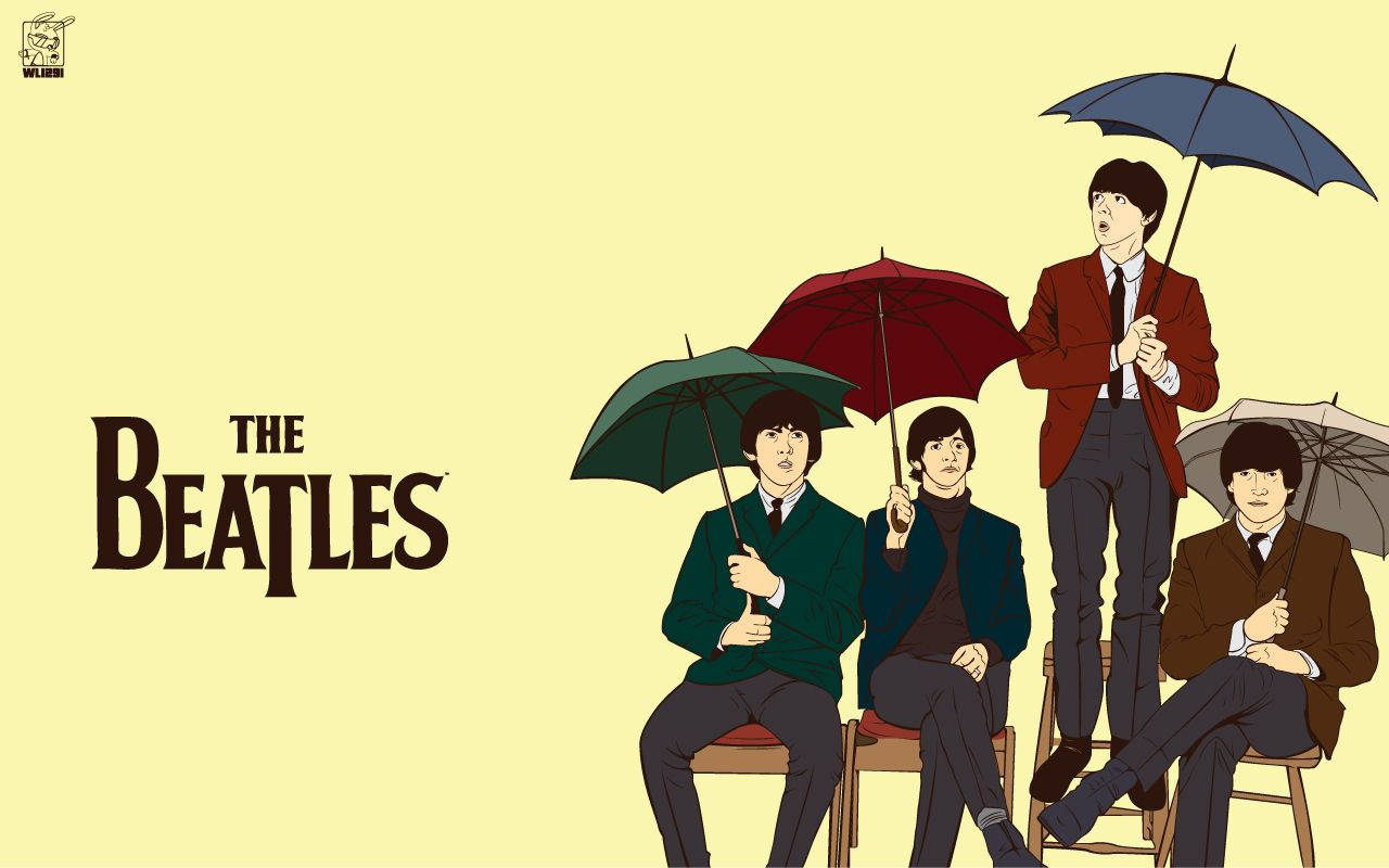 The Beatles Cool Art Hd Wallpaper