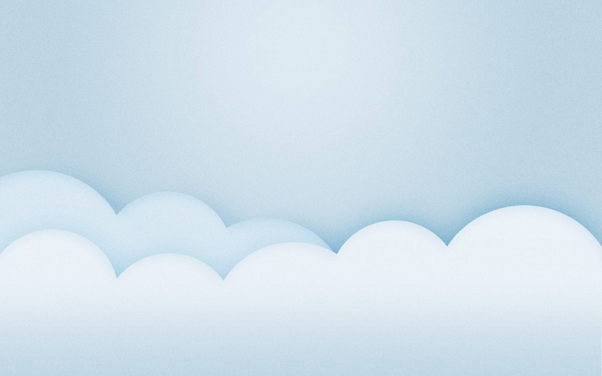 The Beauty Of Light Blue Clouds In A Simple Sky Wallpaper
