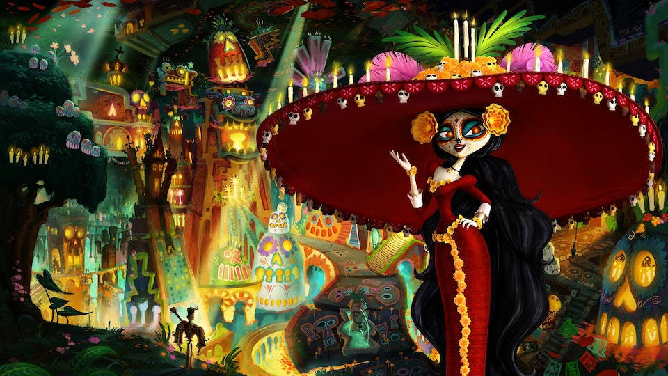 The Book Of Life Welcoming La Muerte Wallpaper