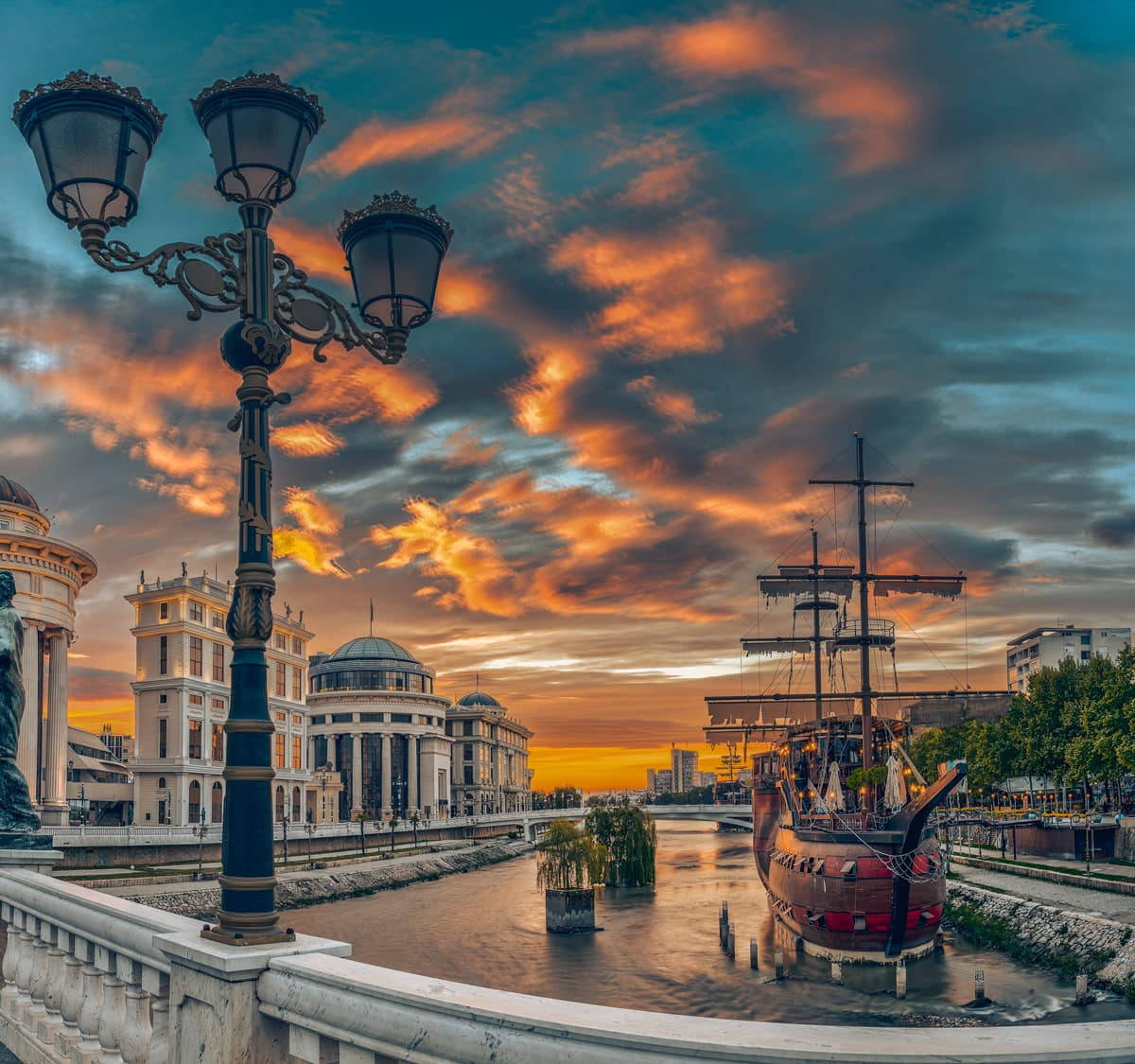 The Bridge Of Art In North Macedonia Wallpaper