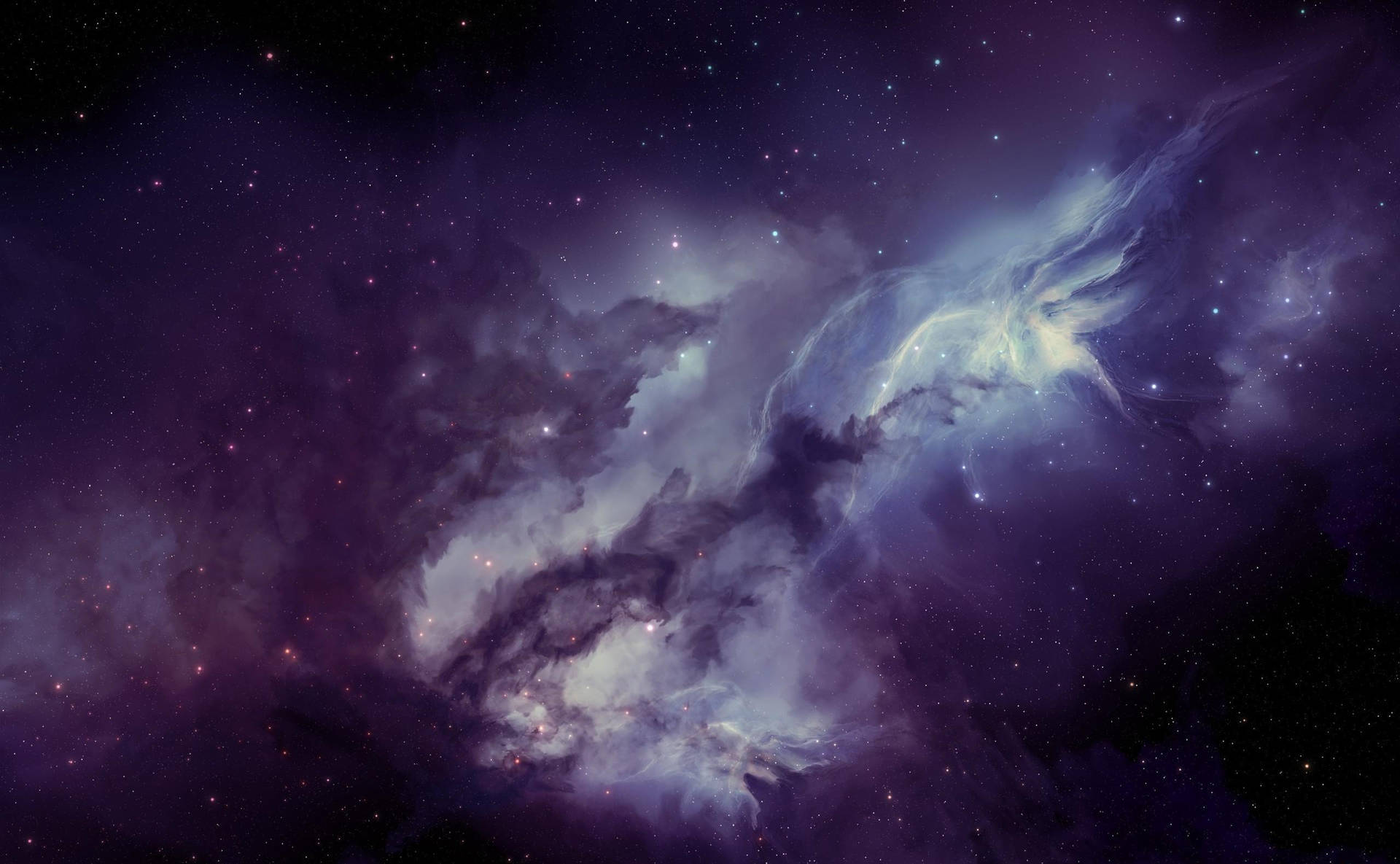 'the Brightest Universe: A Colorful Purple Galaxy' Wallpaper