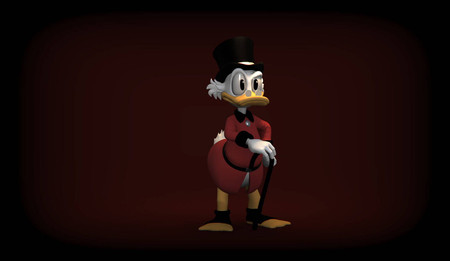 The Brooding Billionaire, Scrooge Mcduck Wallpaper