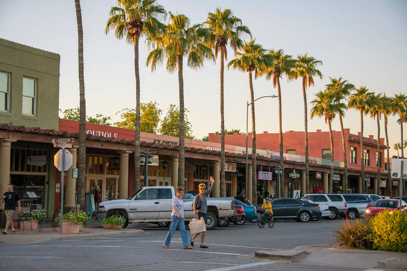 The Coconut Aisle In Downtown Chandler Wallpaper