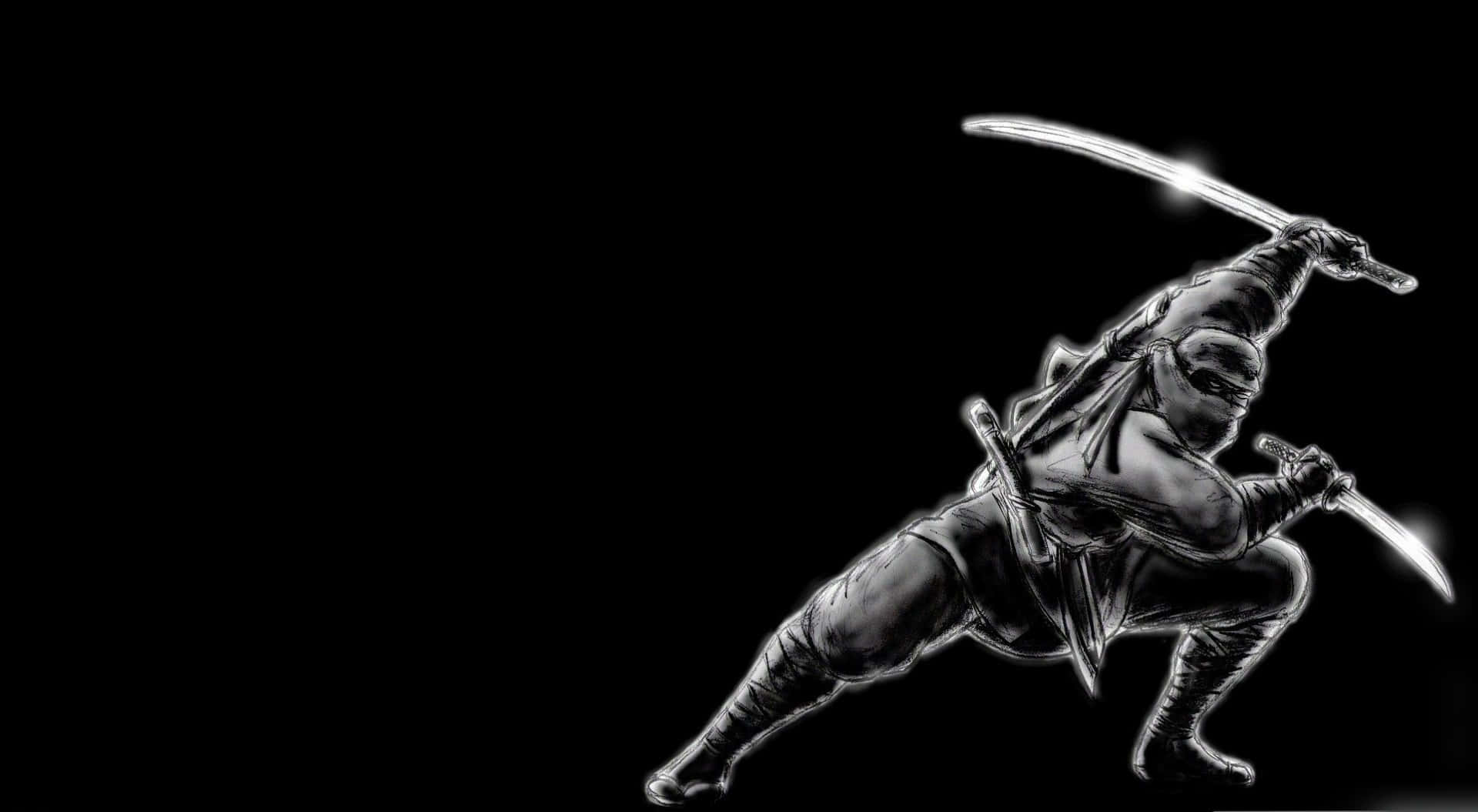 The Coolest Ninja Ready For Action Wallpaper