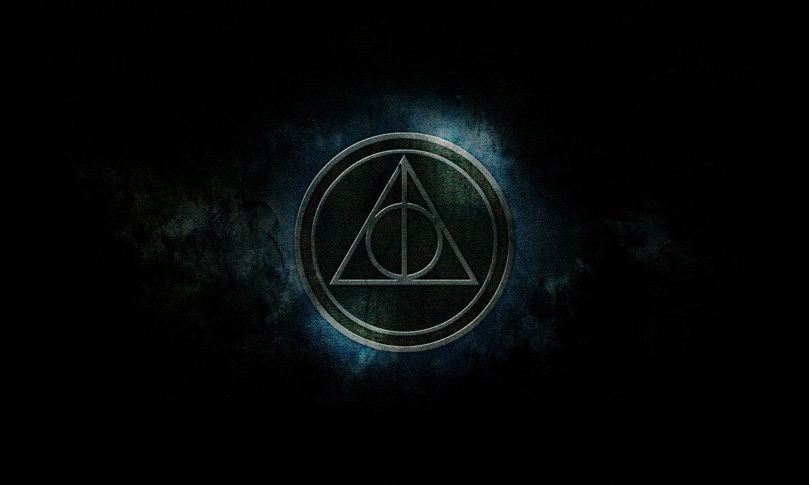 The Deathly Hallows Symbol From The Harry Potter Series Wallpaper