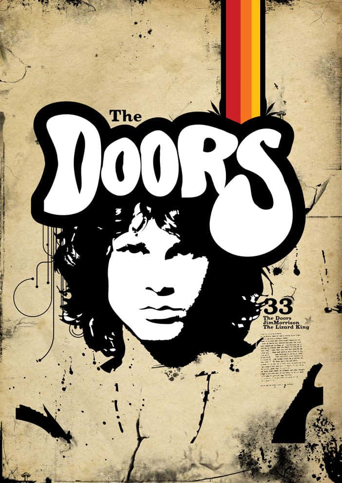 The Doors Vintage Poster Wallpaper