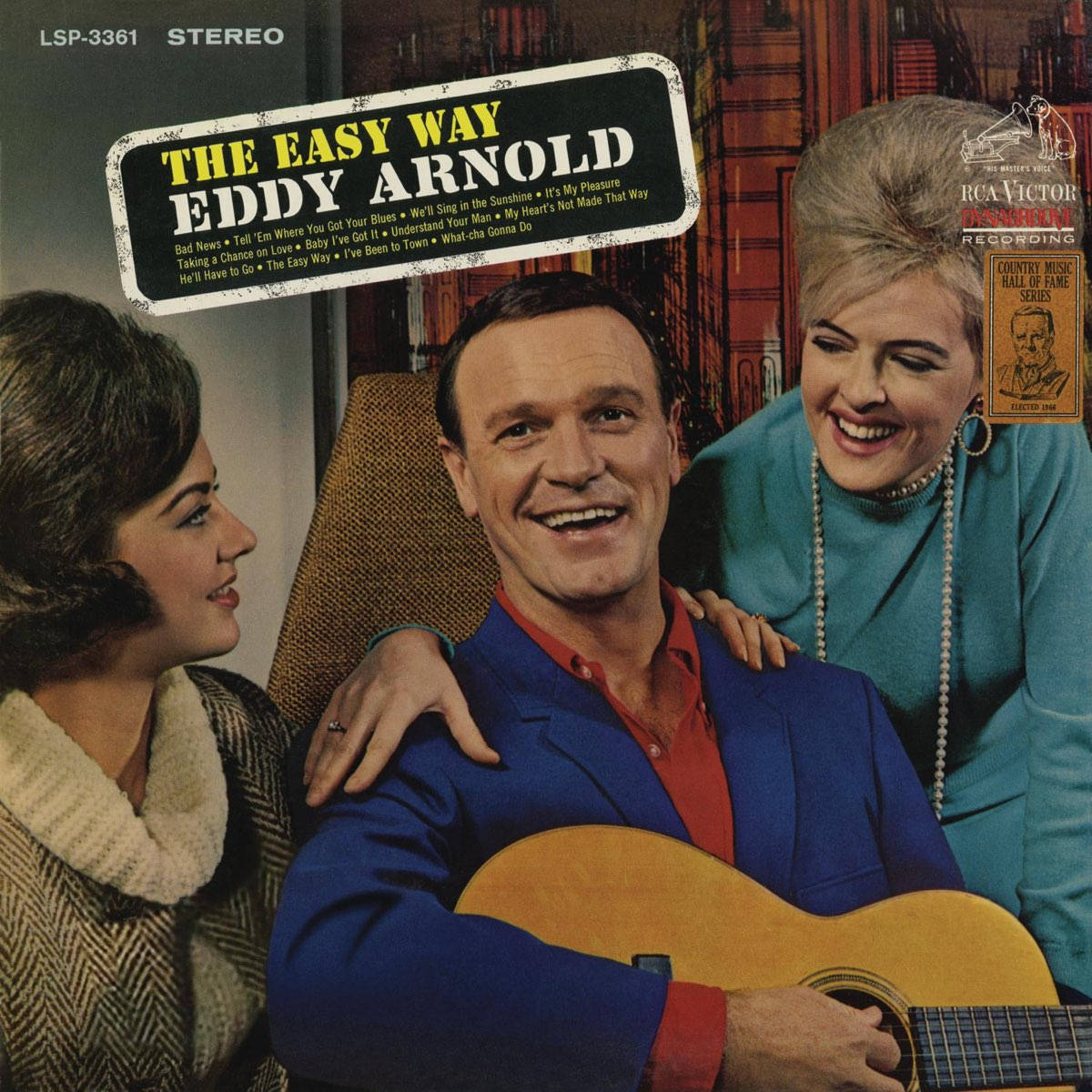 The Easy Way Eddy Arnold 1965 Vinyl Cover Wallpaper