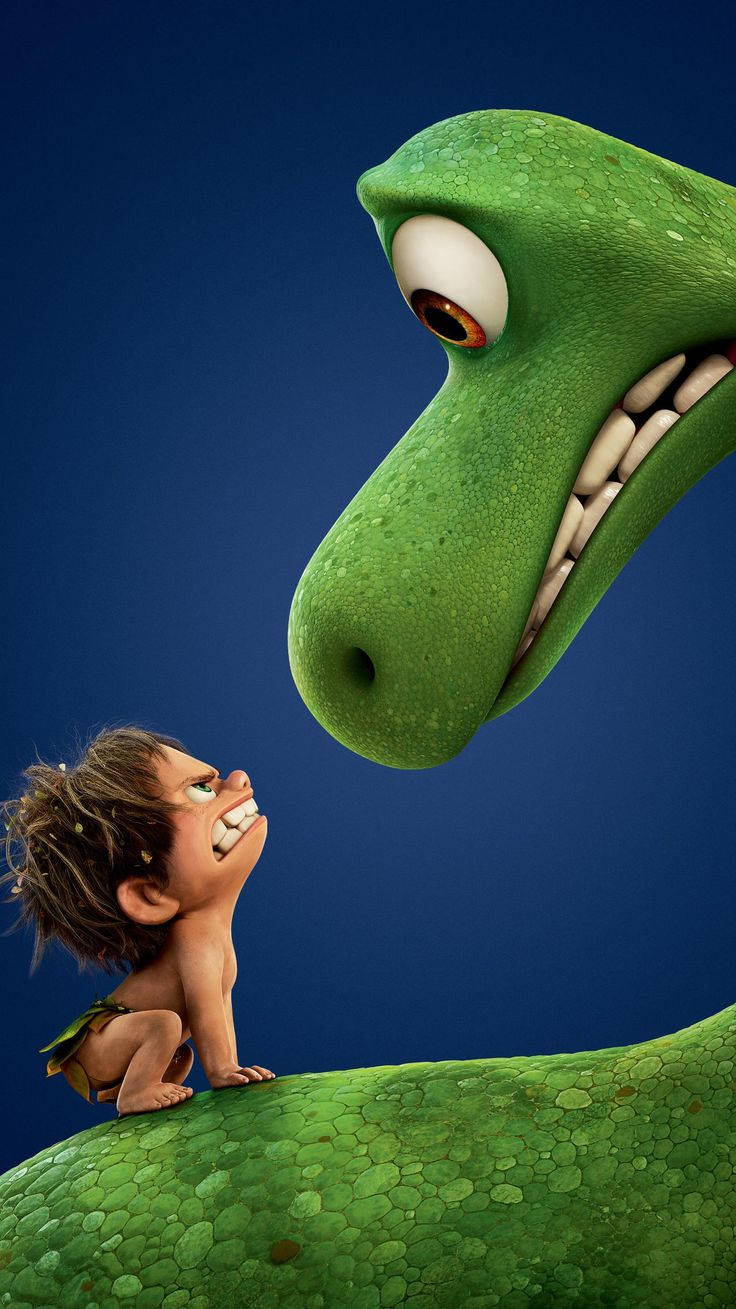 The Good Dinosaur Face To Face Wallpaper