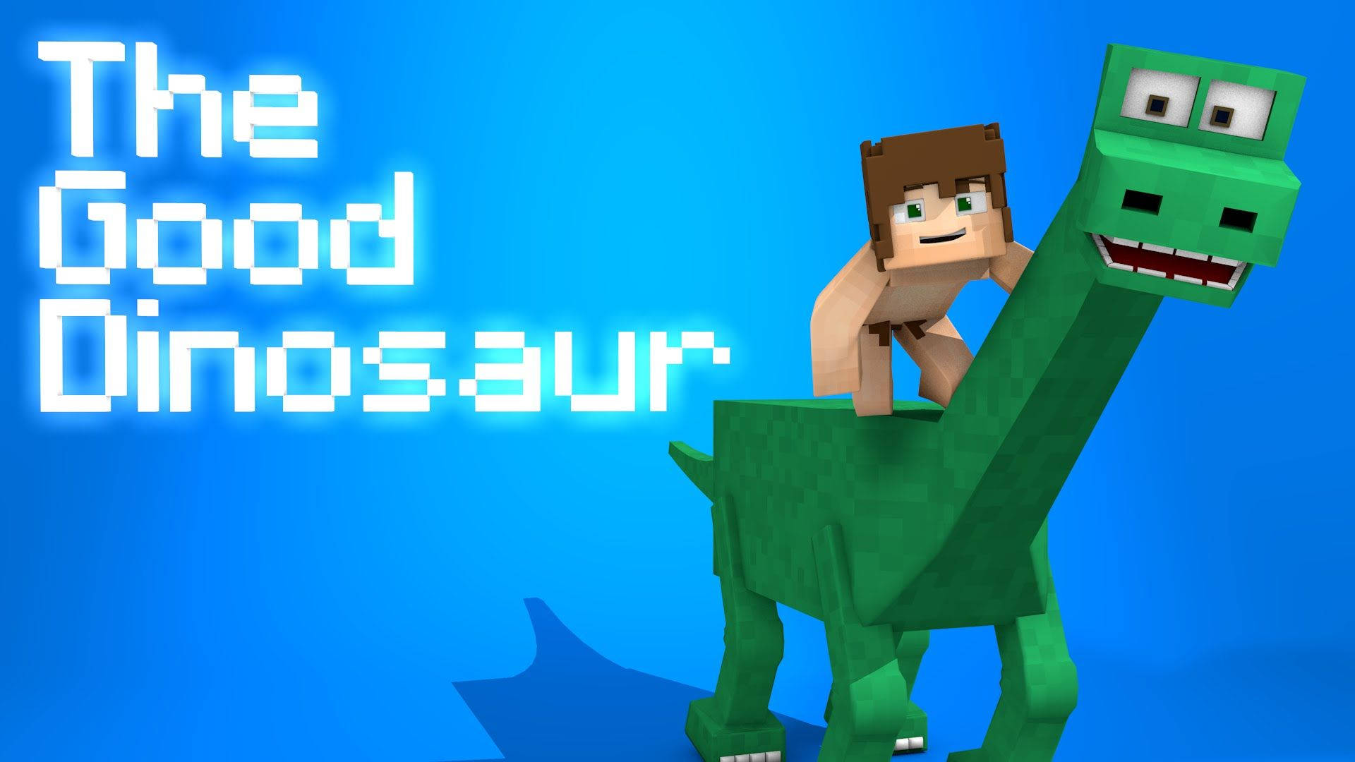 The Good Dinosaur Minecraft Version Wallpaper