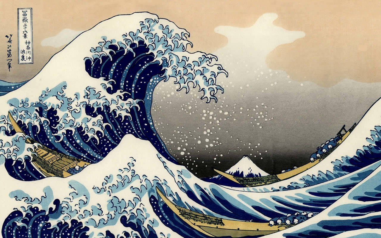 The Great Wave Off Kanagawa, Japan Wallpaper