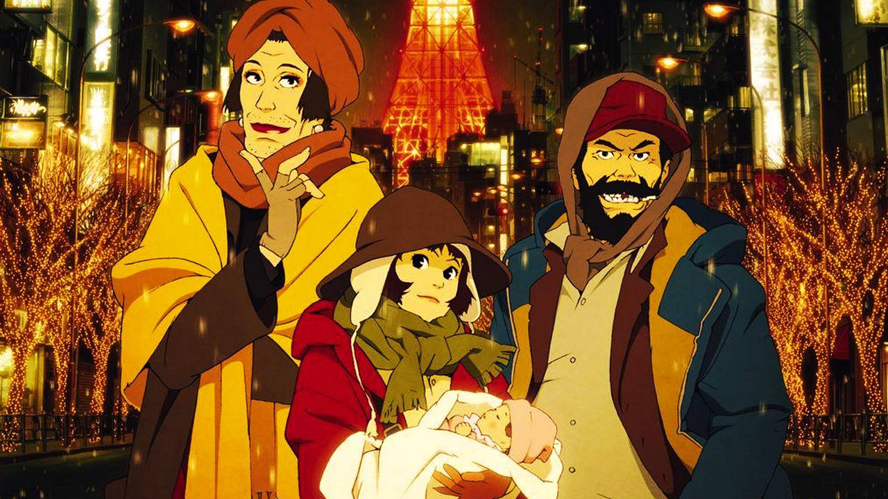 The Homeless Godfathers Satoshi Kon Wallpaper