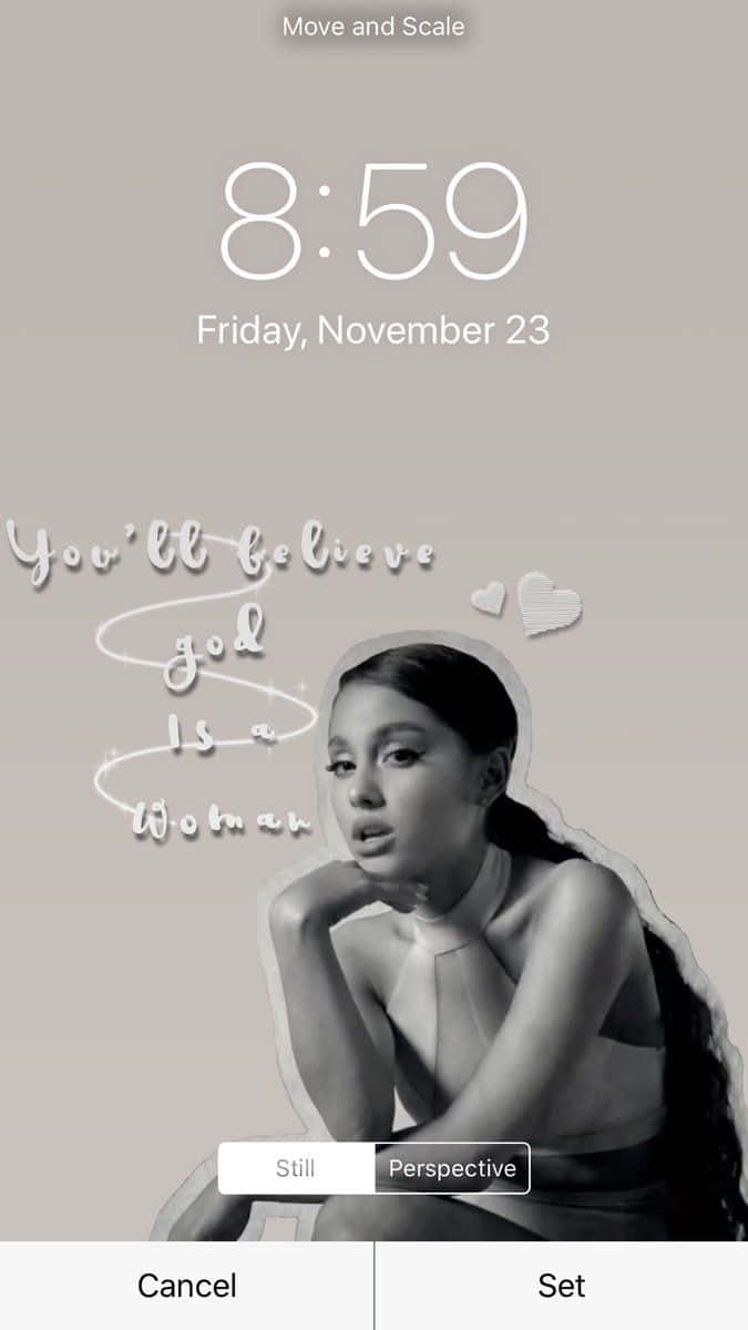 The Iconic Aesthetic Of Ariana Grande Wallpaper