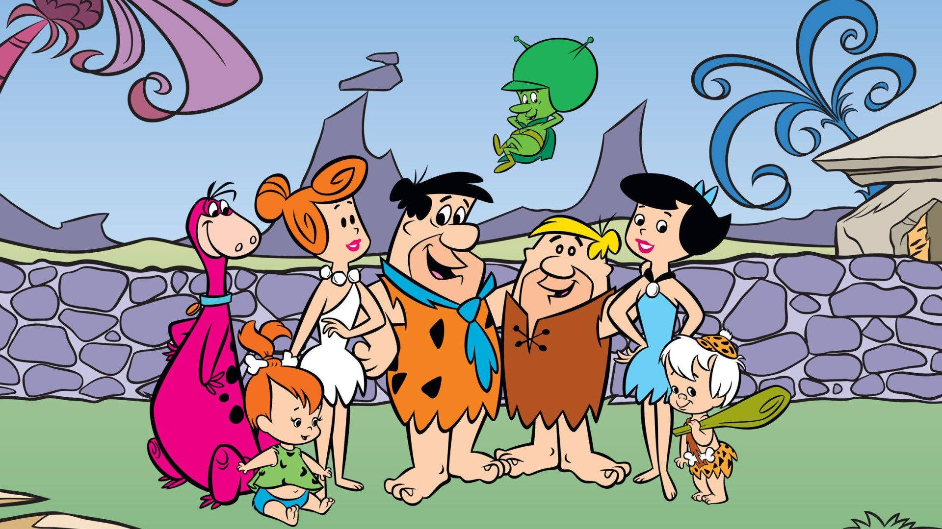 The Iconic Cast Of The Classic 90s Cartoon “the Flintstones”. Wallpaper