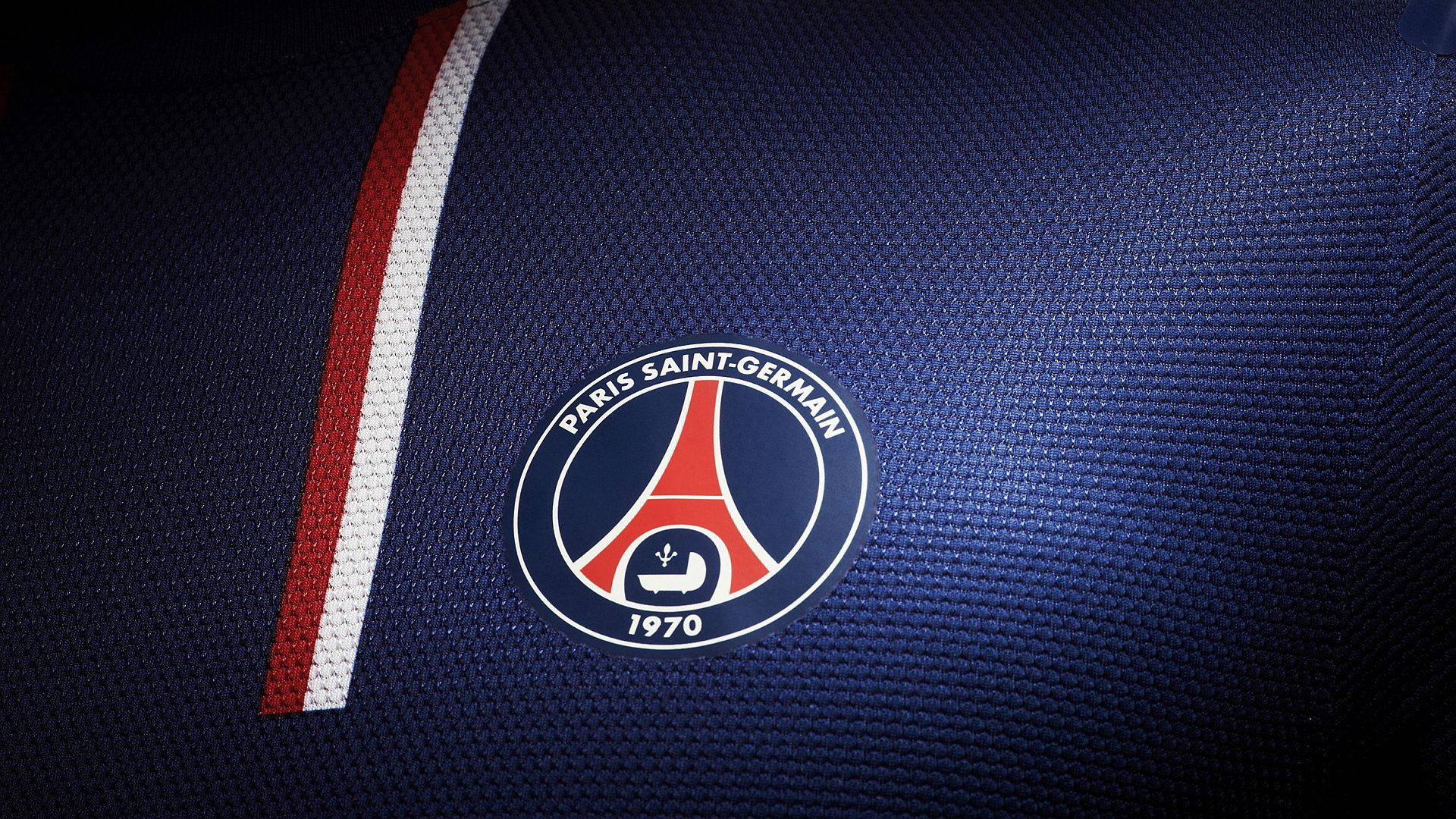 The Iconic Logo Of Paris Saint-germain Football Club Wallpaper