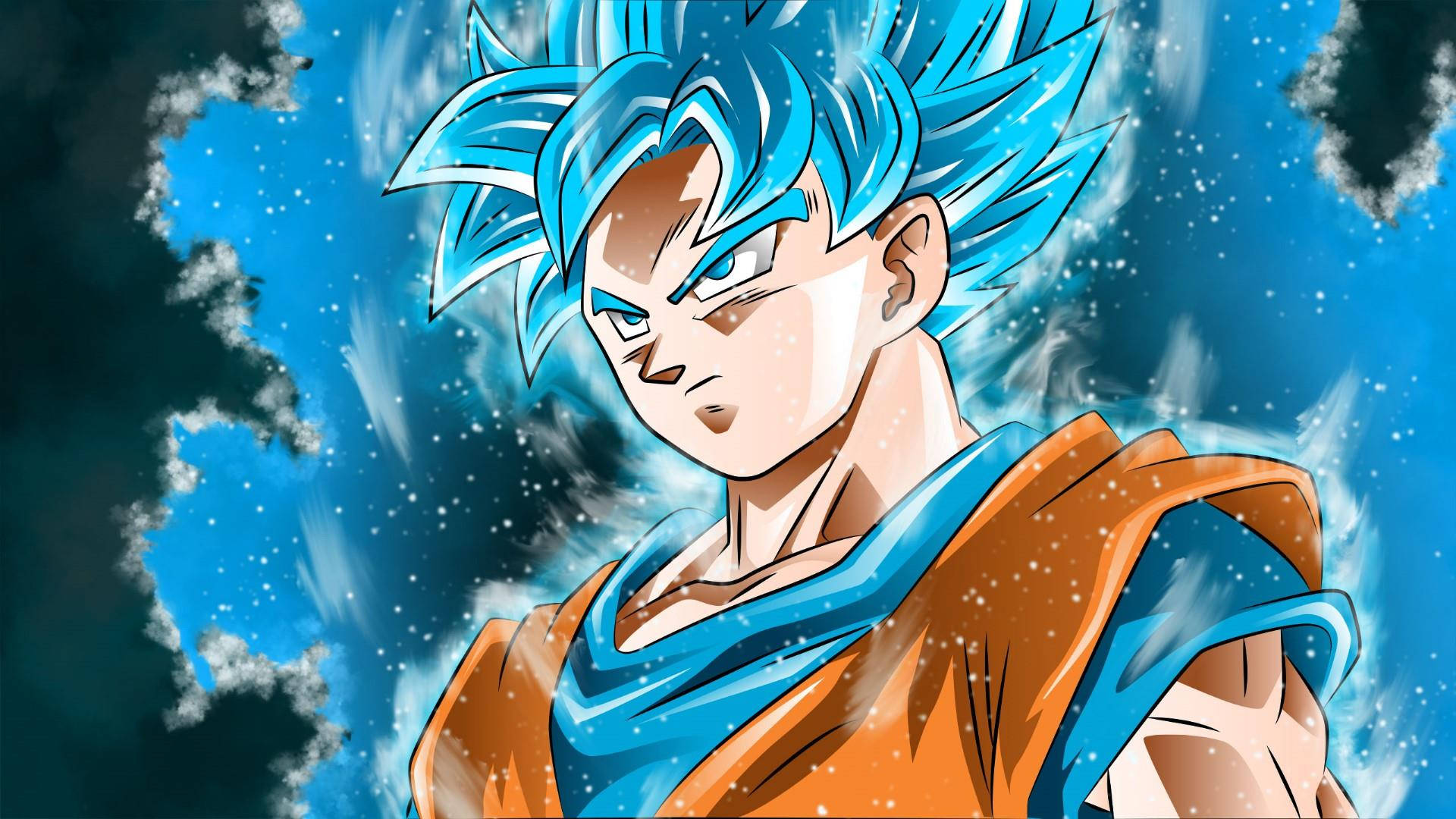 The Iconic Son Goku In An Iconic Pose Wallpaper