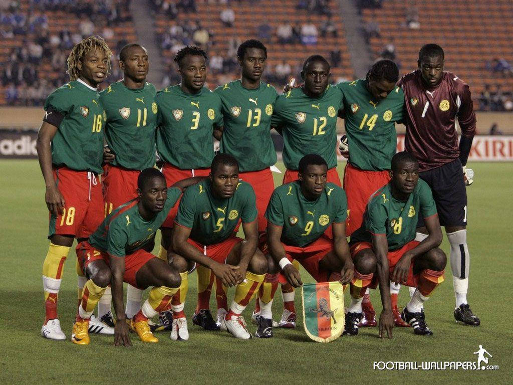 The Lions In Action - Cameroon National Football Team Wallpaper