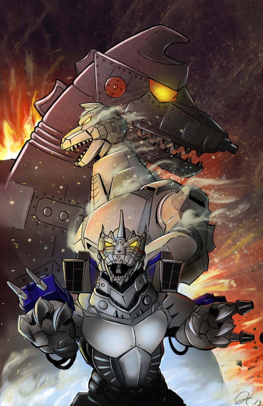 The Mighty Mechagodzilla Wallpaper