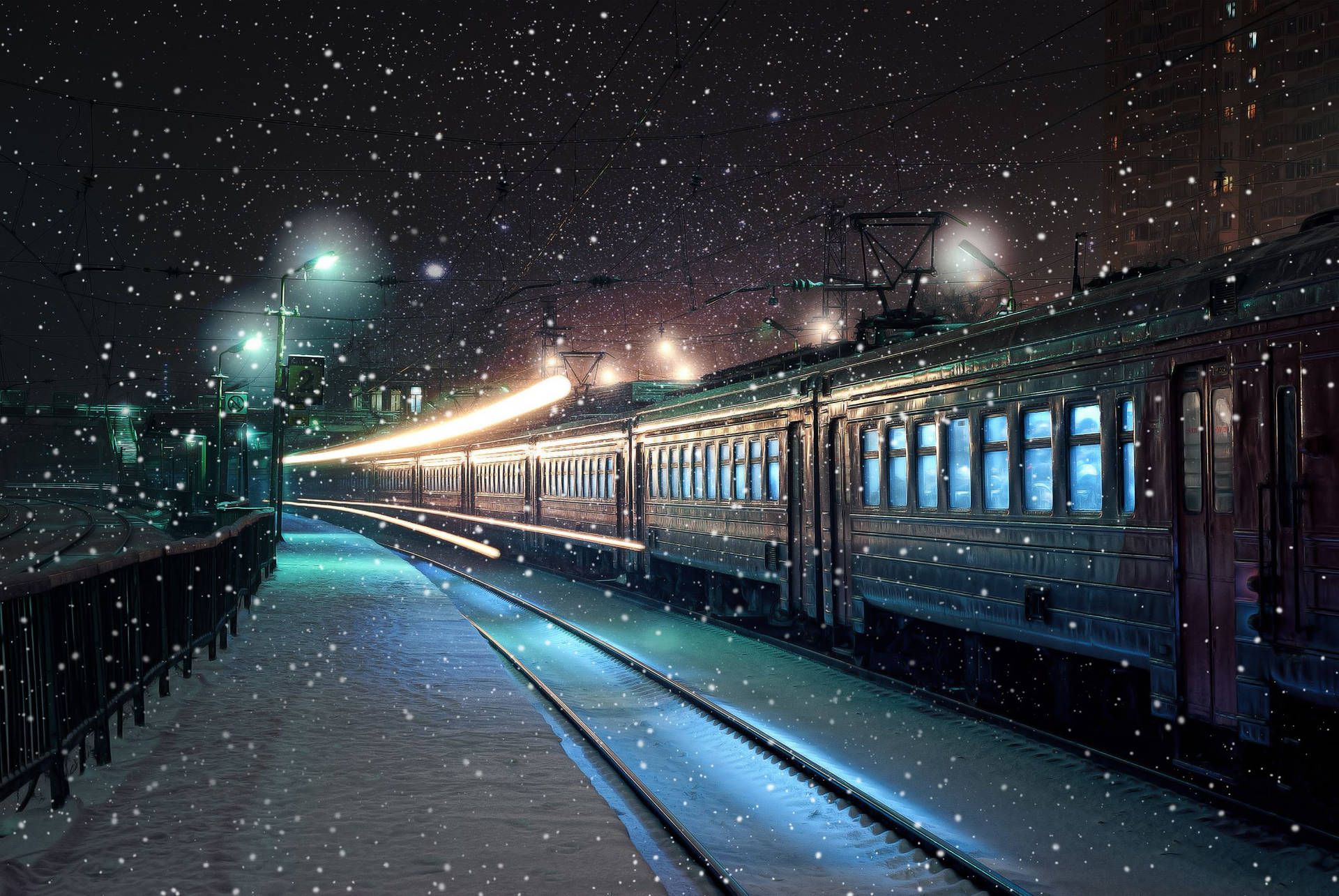 The Polar Express Side View Wallpaper