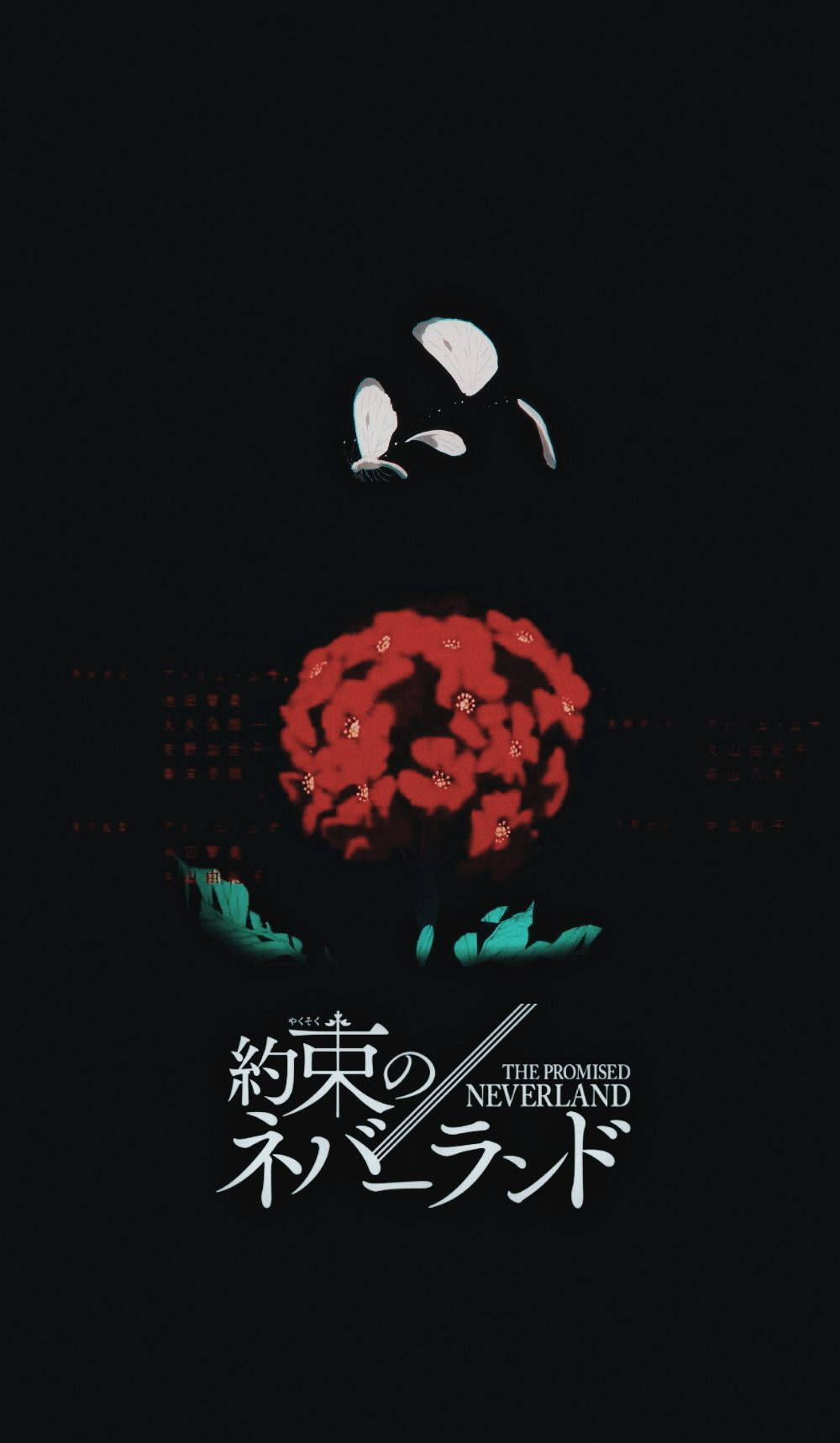 The Promised Neverland Red Spider Lily Wallpaper